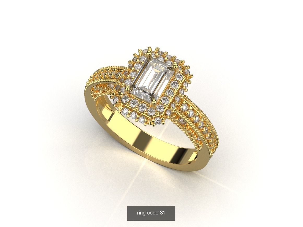 134 womens ring 3D Model Collection_147