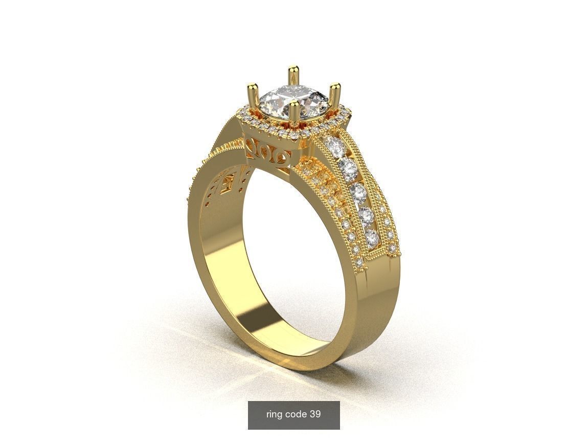 134 womens ring 3D Model Collection_139