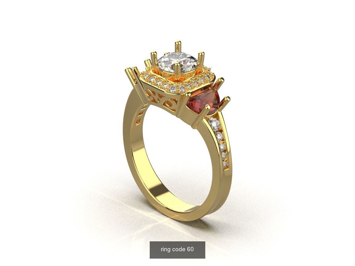 134 womens ring 3D Model Collection_115