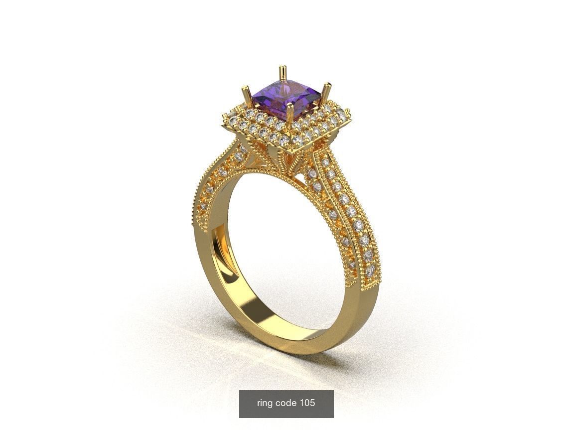 134 womens ring 3D Model Collection_89