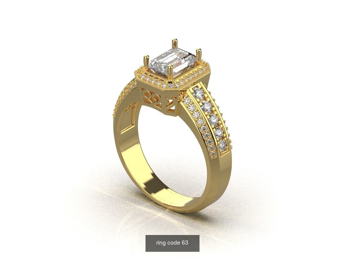 134 womens ring 3D Model Collection_112