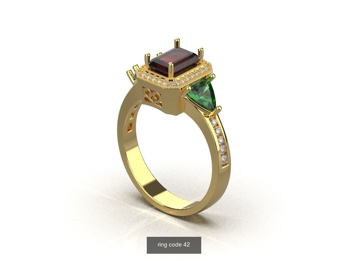 134 womens ring 3D Model Collection_135