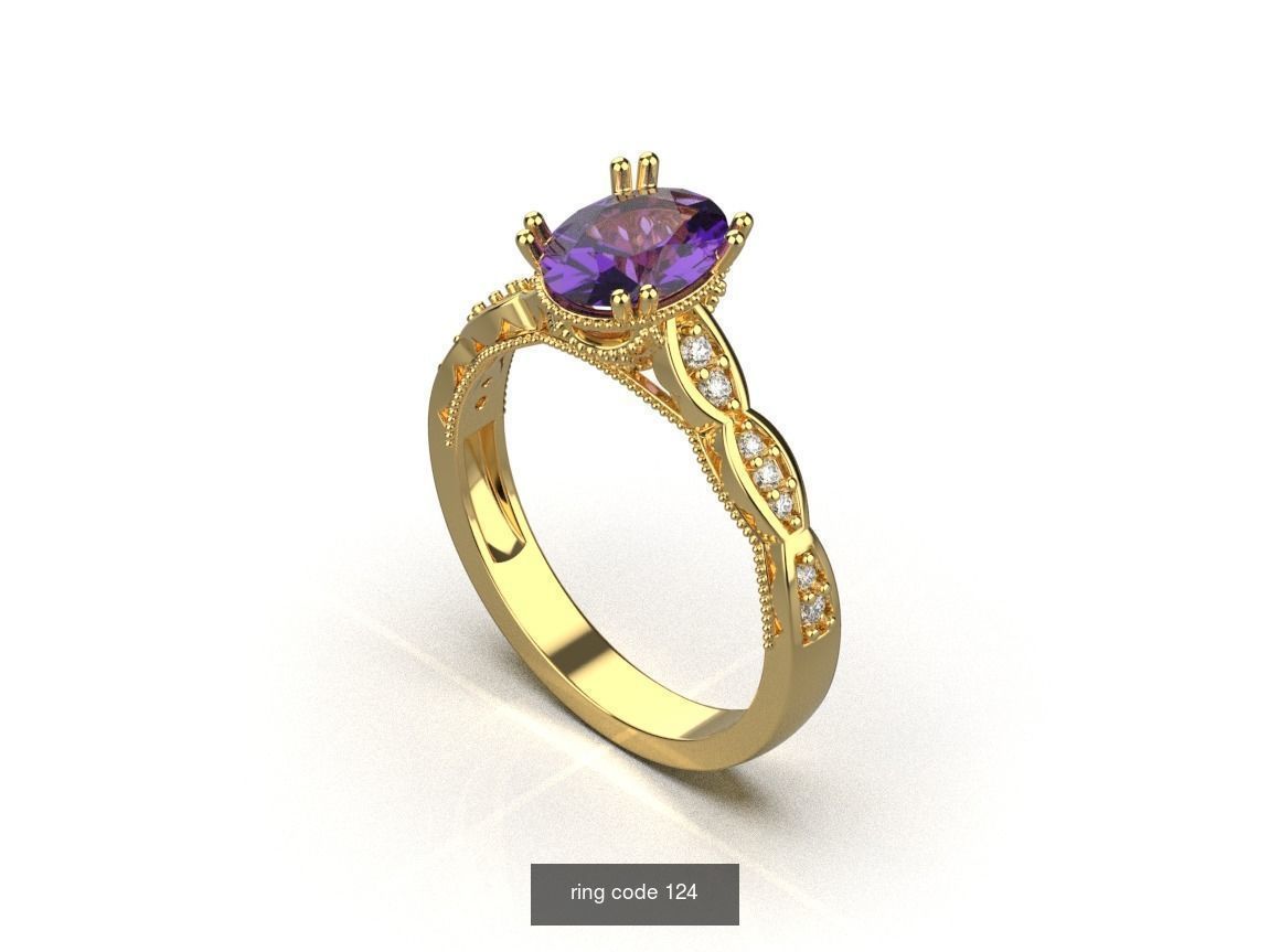 134 womens ring 3D Model Collection_47