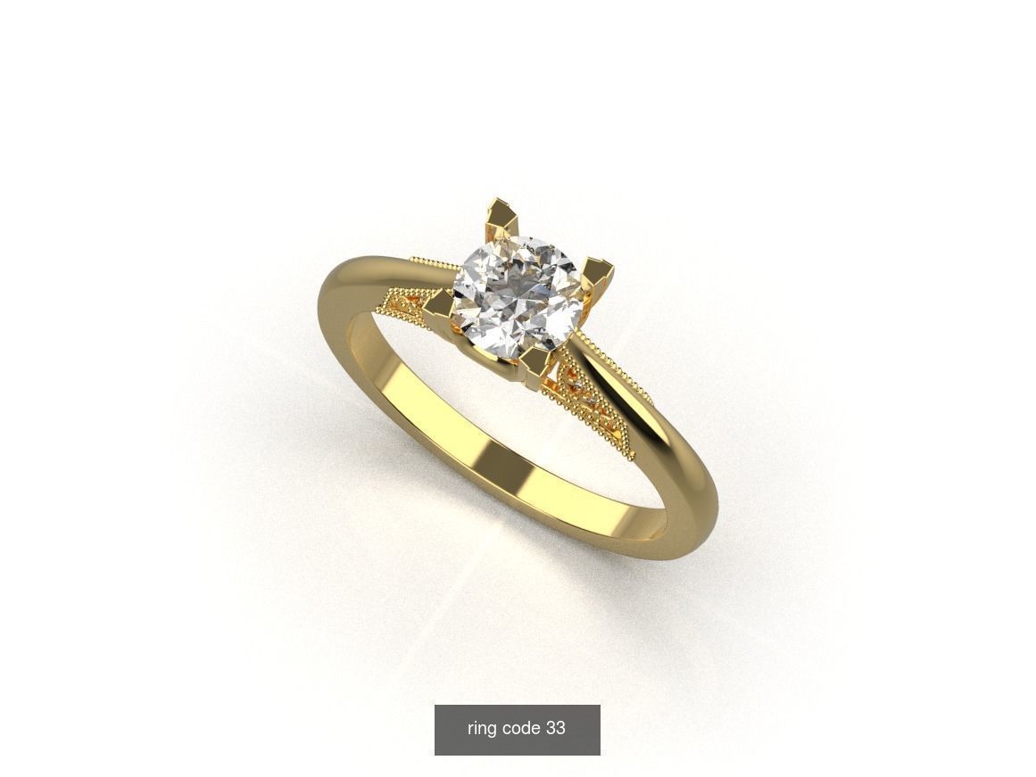 134 womens ring 3D Model Collection_145