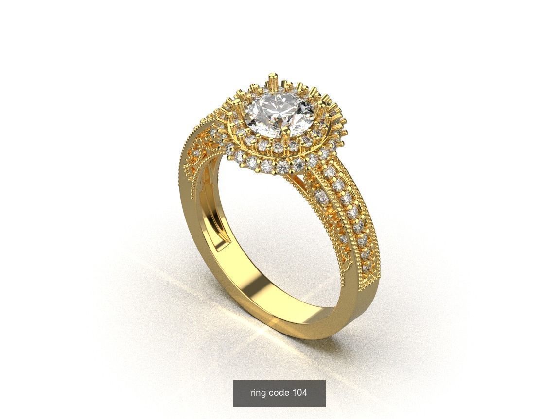 134 womens ring 3D Model Collection_91