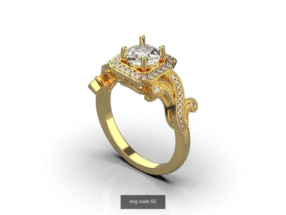 134 womens ring 3D Model Collection_124