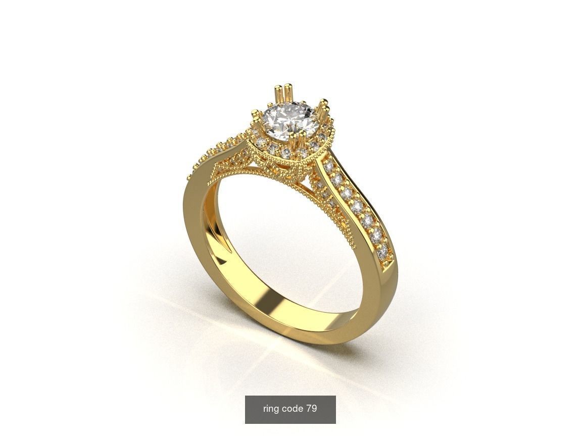 134 womens ring 3D Model Collection_86