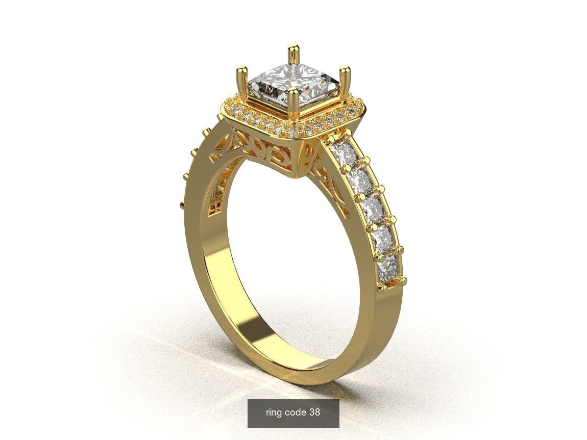 134 womens ring 3D Model Collection_140