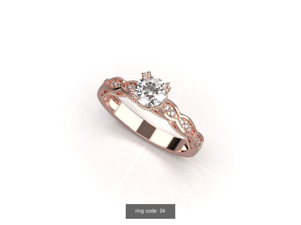134 womens ring 3D Model Collection_155