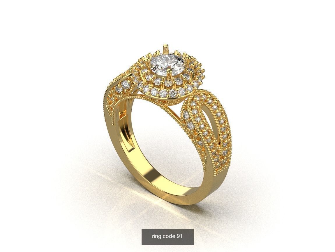 134 womens ring 3D Model Collection_58