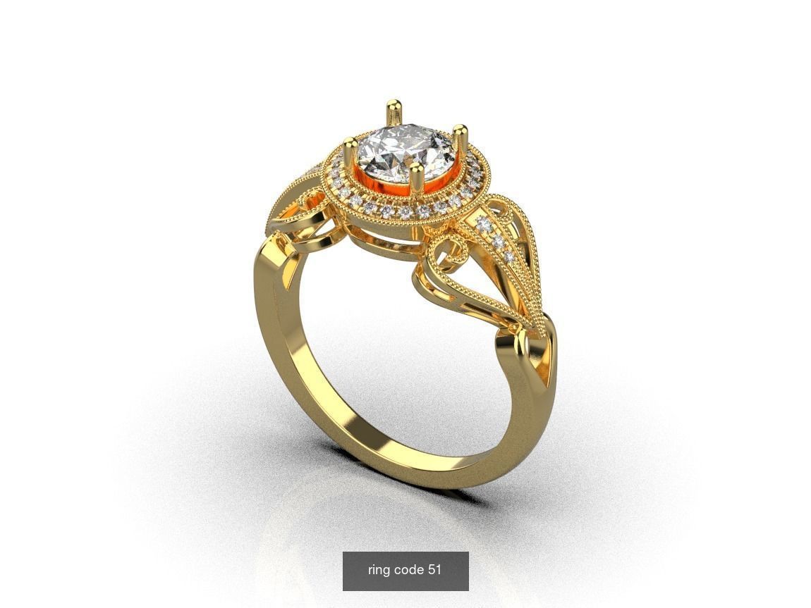 134 womens ring 3D Model Collection_125