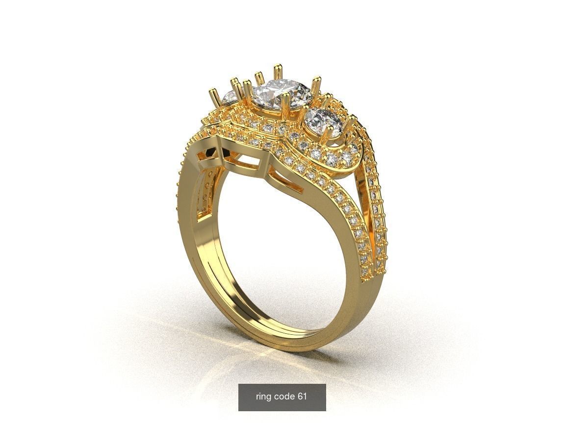 134 womens ring 3D Model Collection_114