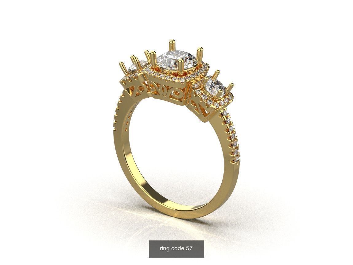 134 womens ring 3D Model Collection_119