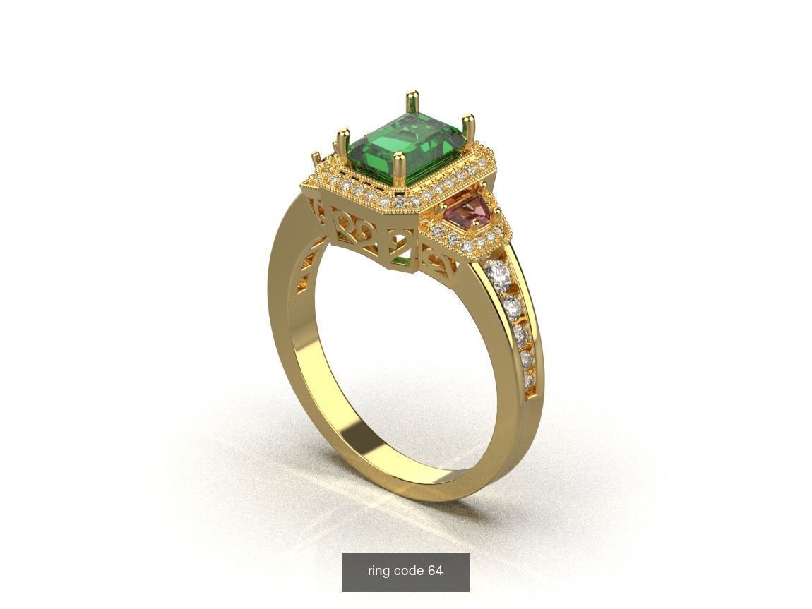 134 womens ring 3D Model Collection_111