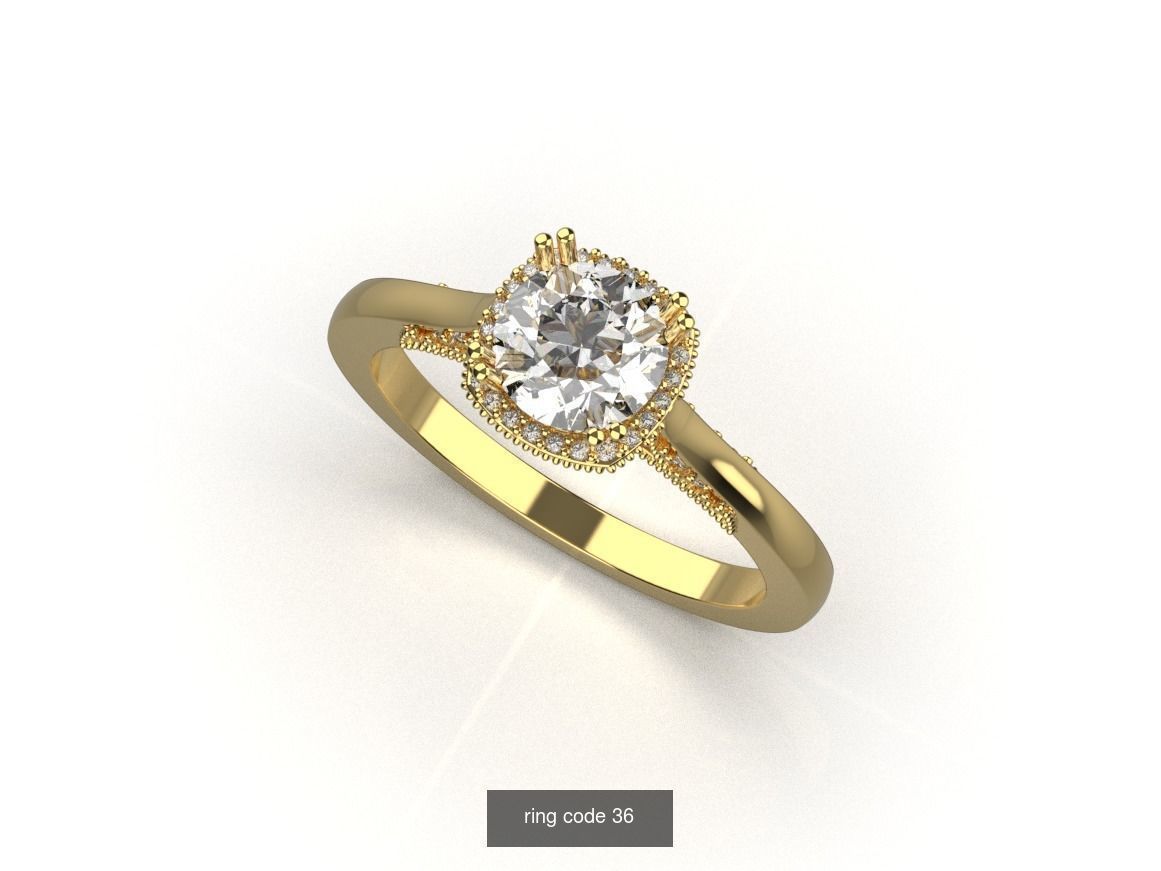 134 womens ring 3D Model Collection_142