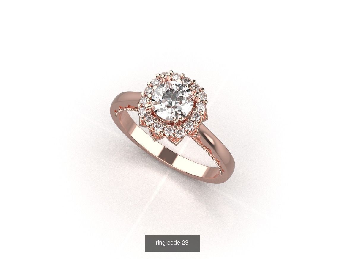 134 womens ring 3D Model Collection_156