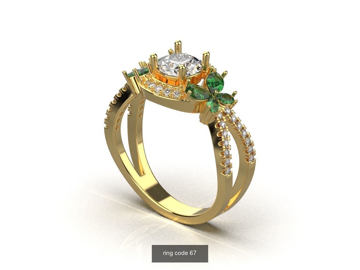 134 womens ring 3D Model Collection_108