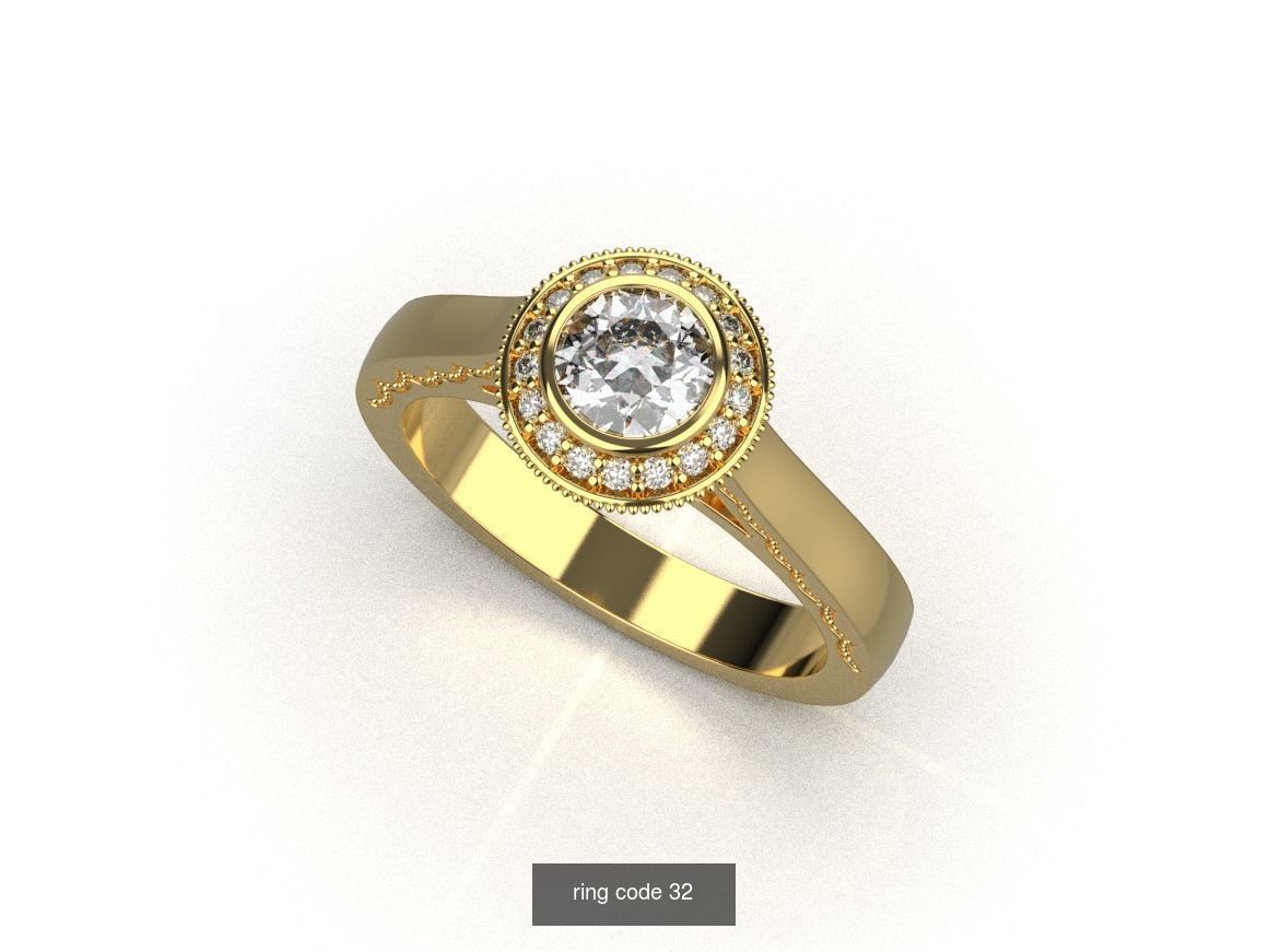 134 womens ring 3D Model Collection_146