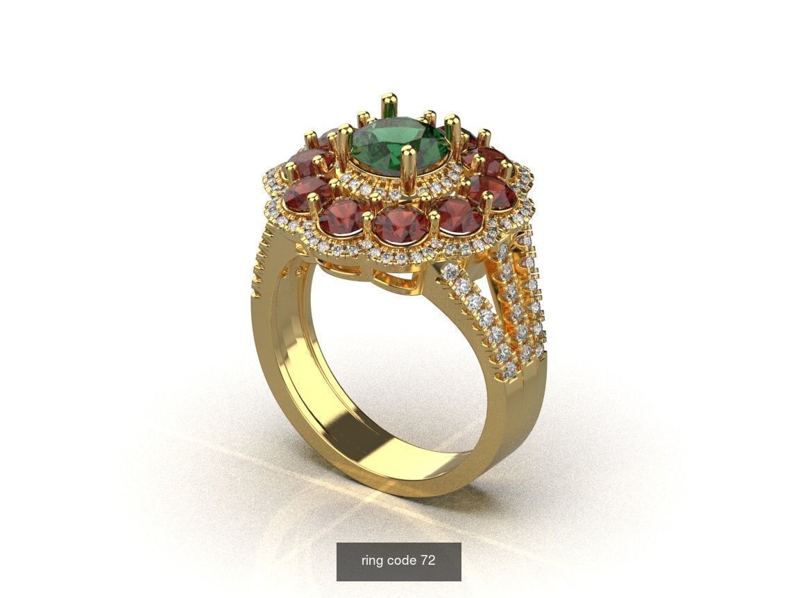 134 womens ring 3D Model Collection_100
