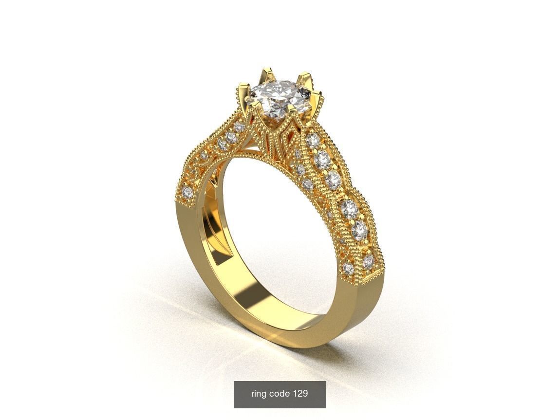 134 womens ring 3D Model Collection_39