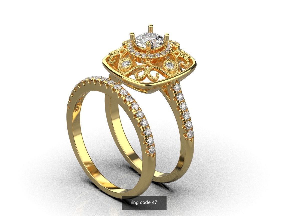 134 womens ring 3D Model Collection_130