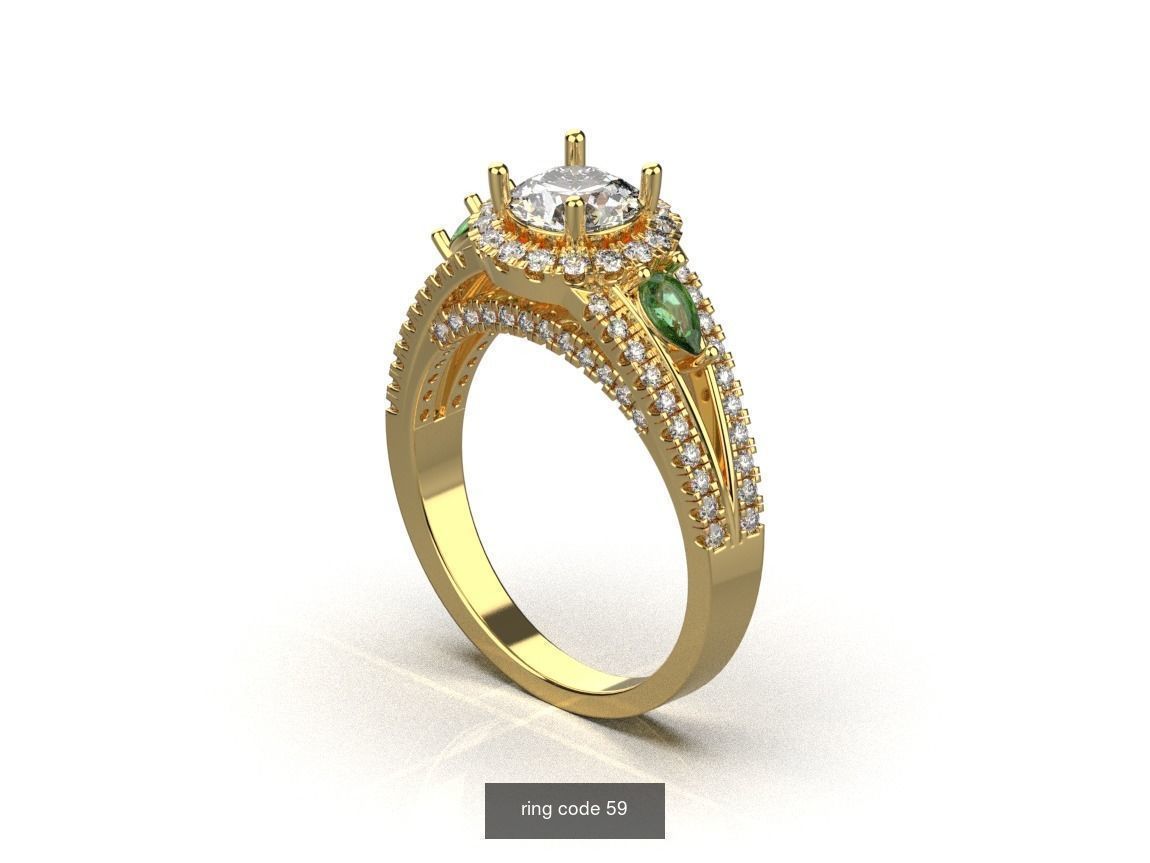 134 womens ring 3D Model Collection_117