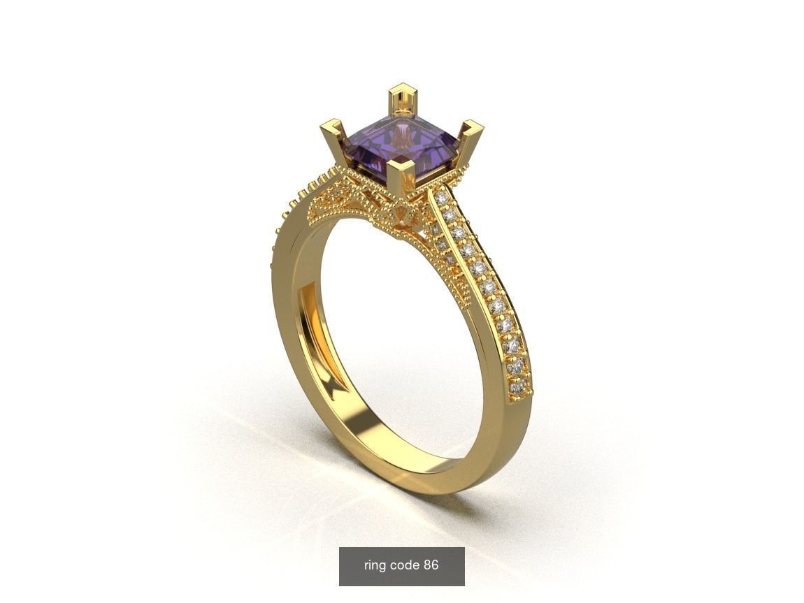 134 womens ring 3D Model Collection_70
