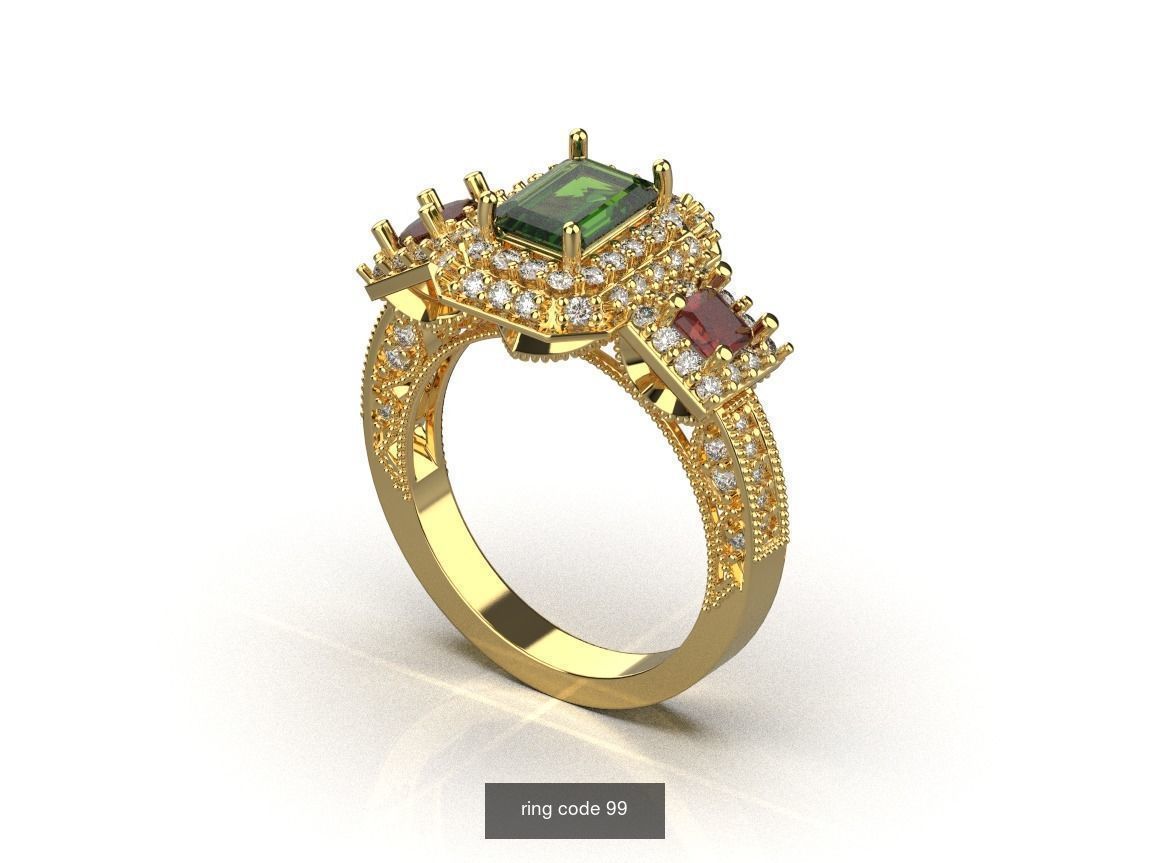 134 womens ring 3D Model Collection_42