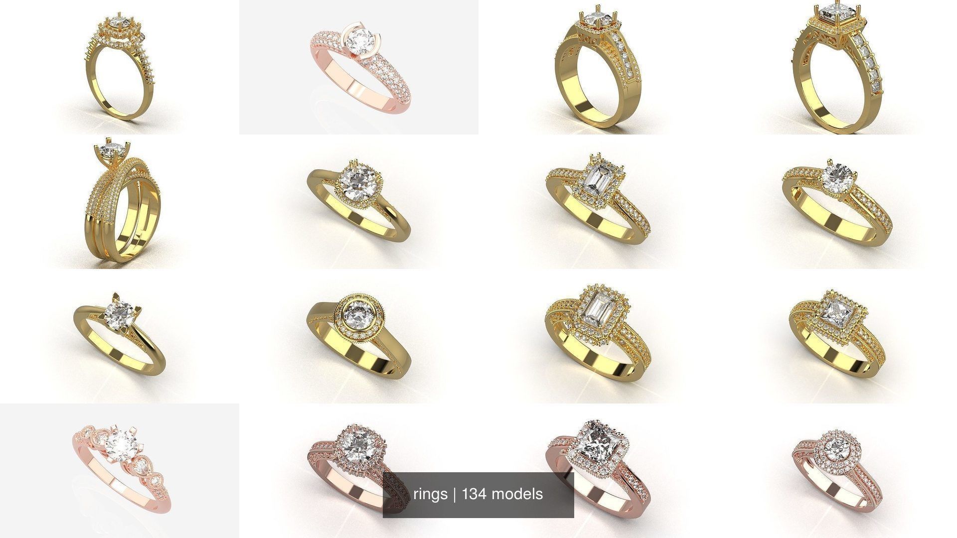 134 womens ring 3D Model Collection_25