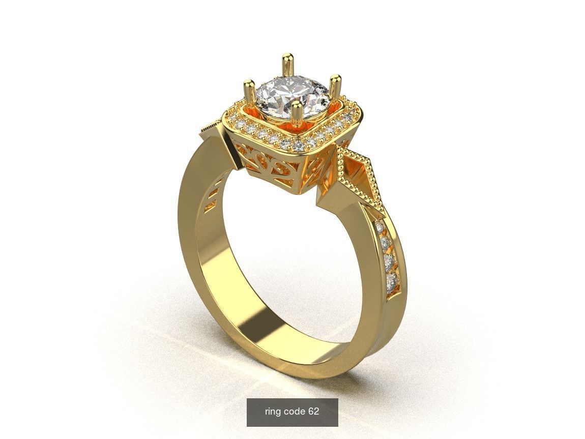 134 womens ring 3D Model Collection_113