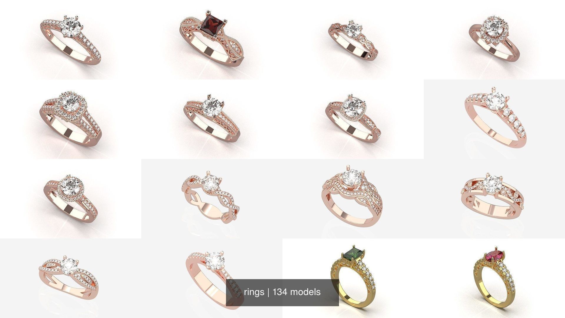 134 womens ring 3D Model Collection_27