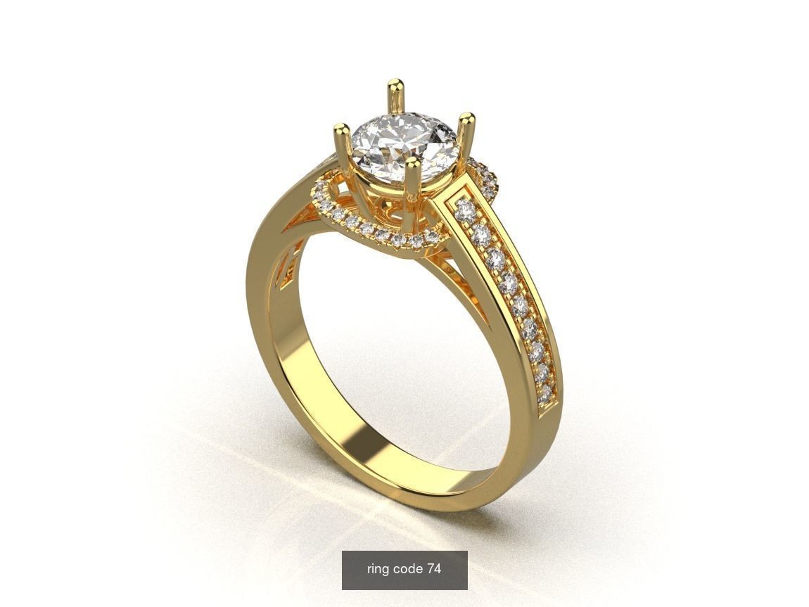134 womens ring 3D Model Collection_96