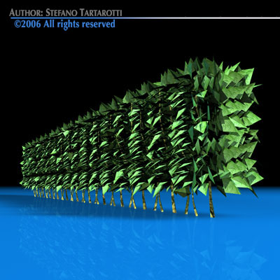 Hedge 3D model_2