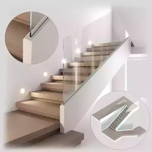 Modern interior stair 13