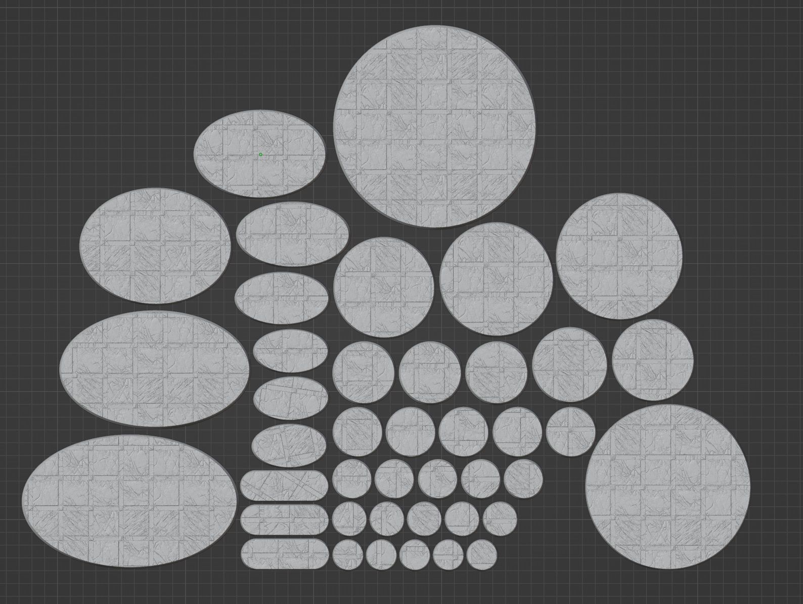 HD Base Set 19 - Large Marble Tiles 3D print model_4