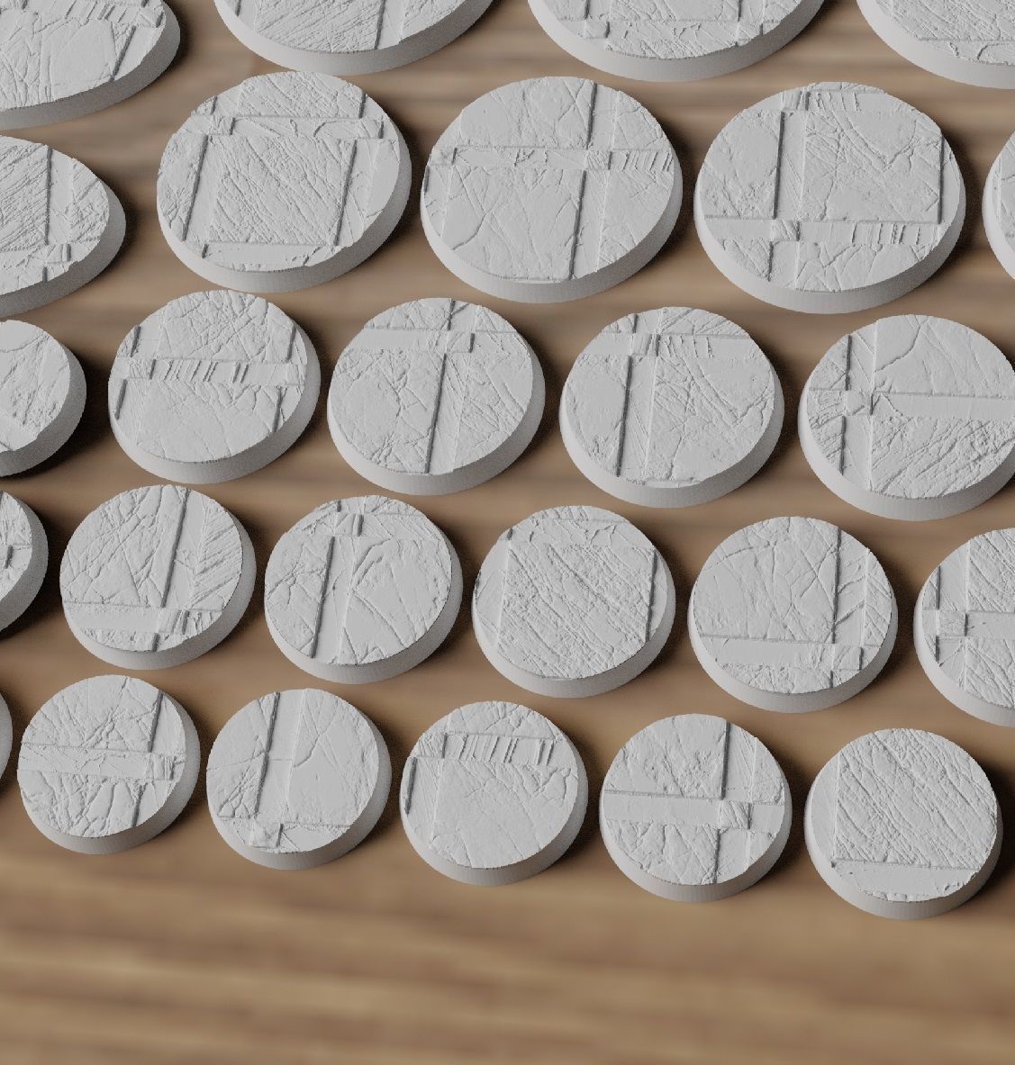 HD Base Set 19 - Large Marble Tiles 3D print model_3