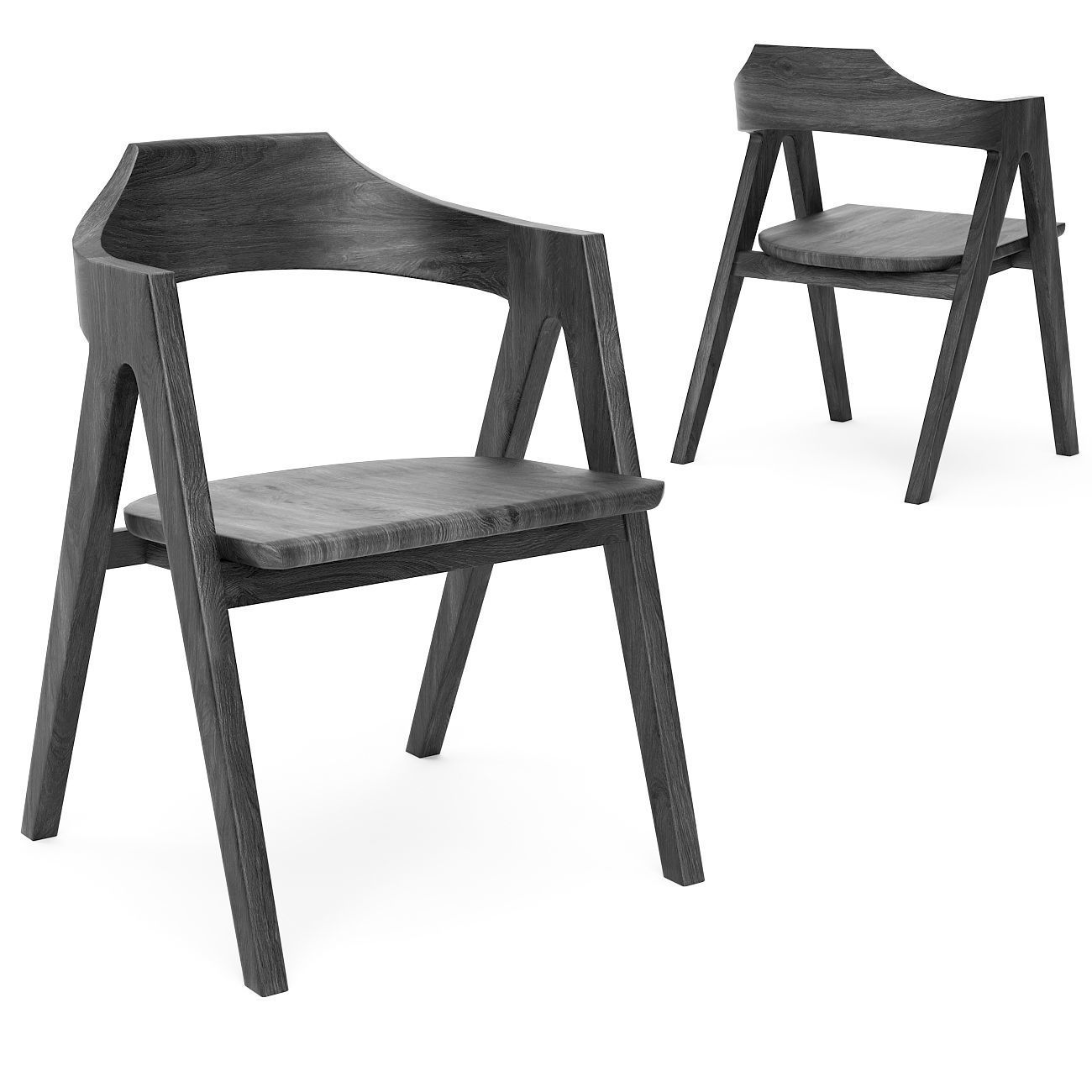 Dining set 36 Free 3D model_2