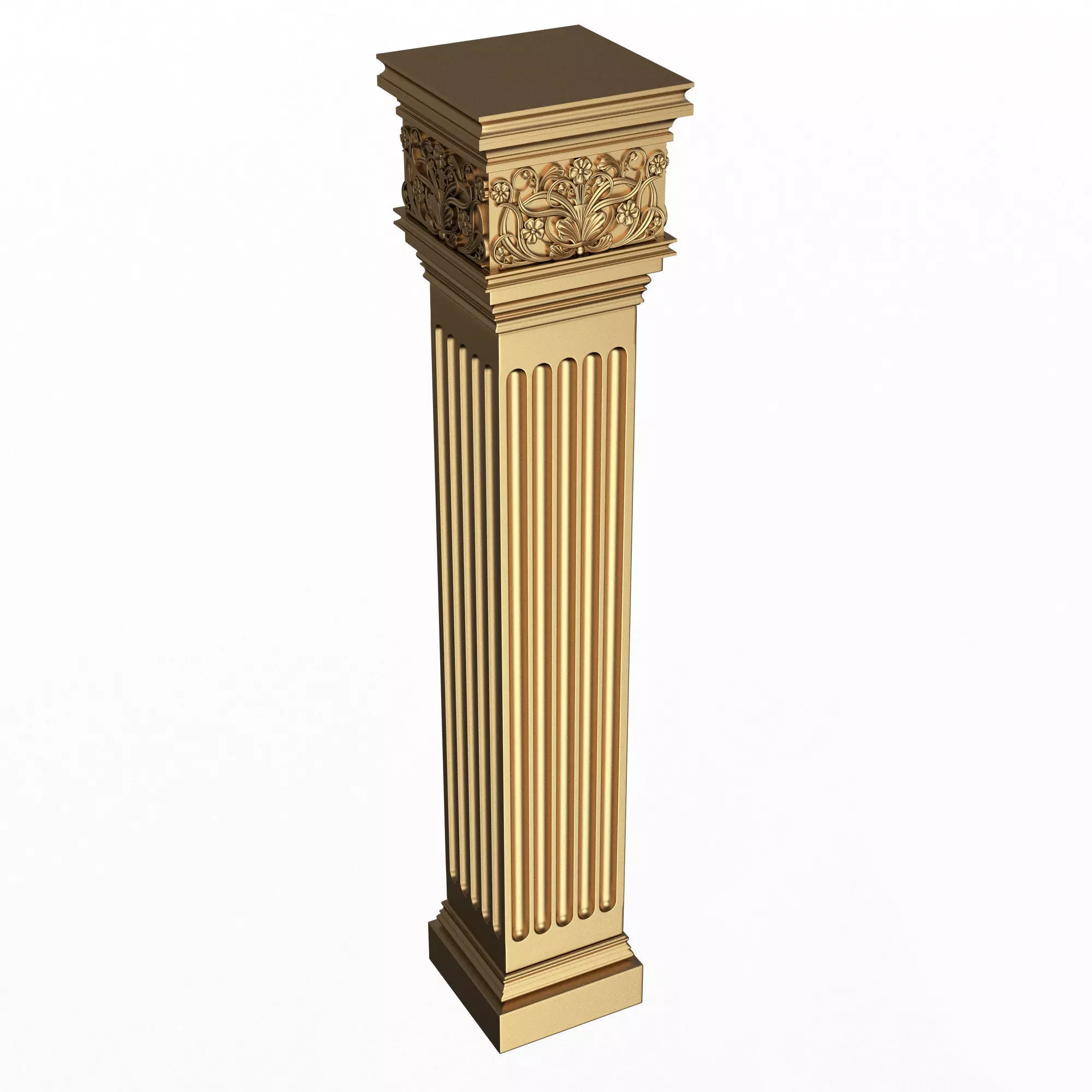 Column Capital 01202 Low-poly 3D model