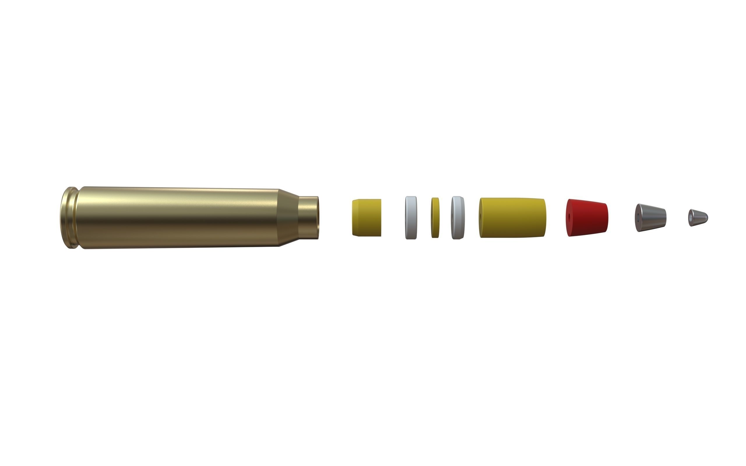 A10 Thunderbolt GAU-8 PGU13 HEI 30mm x 173mm  3D print model_5