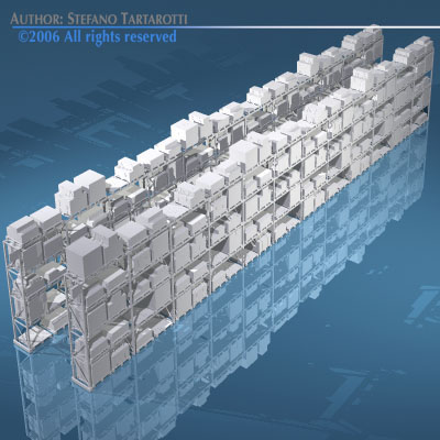Depot shelves 3D model_5