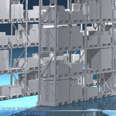 Depot shelves 3D model_3