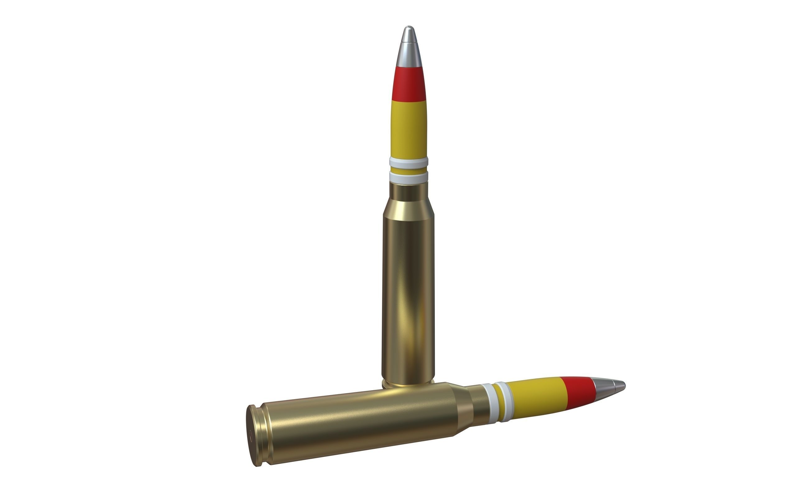 A10 Thunderbolt GAU-8 PGU14 API and PGU13 HEI 30mm x 173mm  3D print model_12