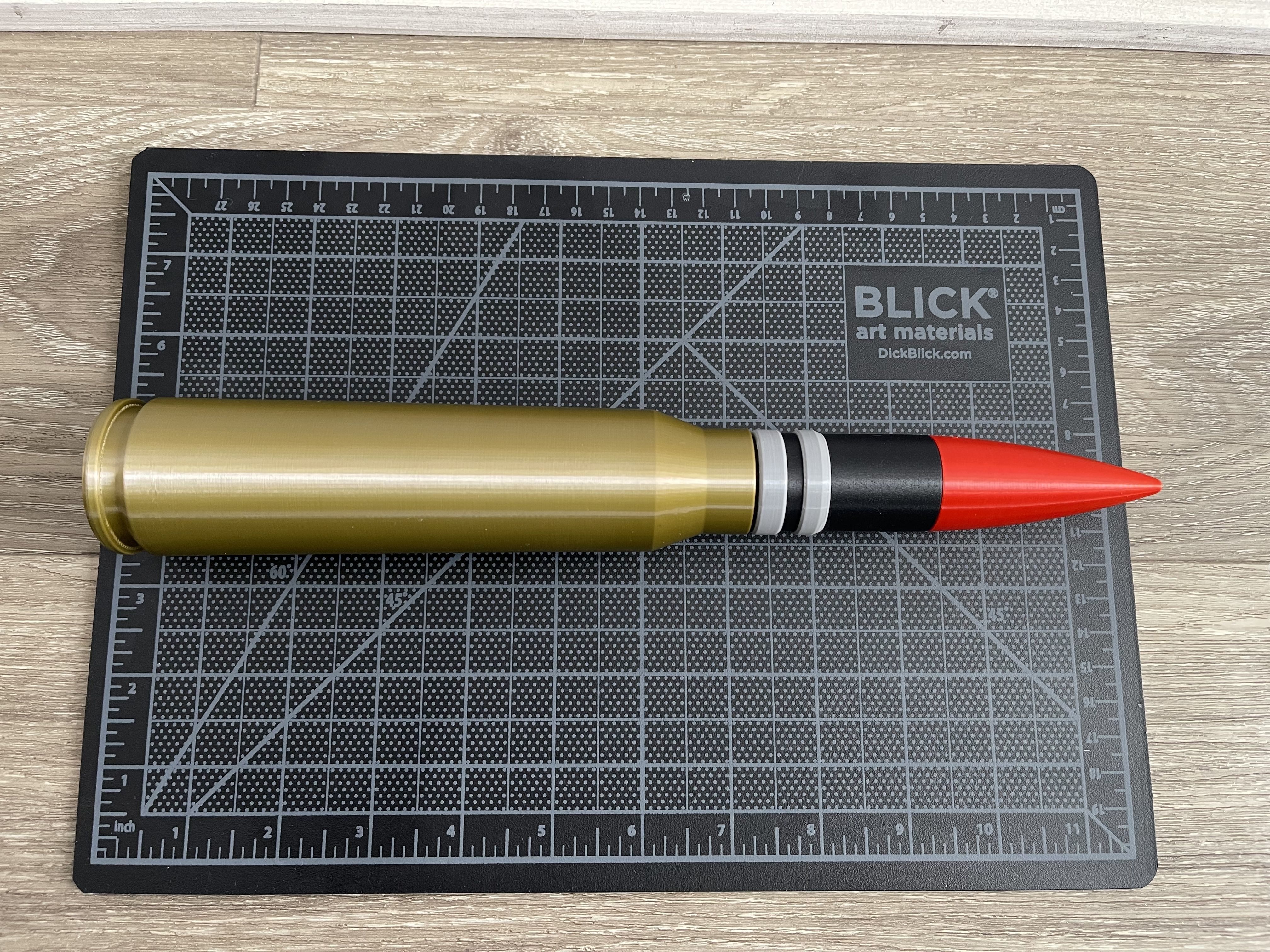 A10 Thunderbolt GAU-8 PGU14 API and PGU13 HEI 30mm x 173mm  3D print model_5