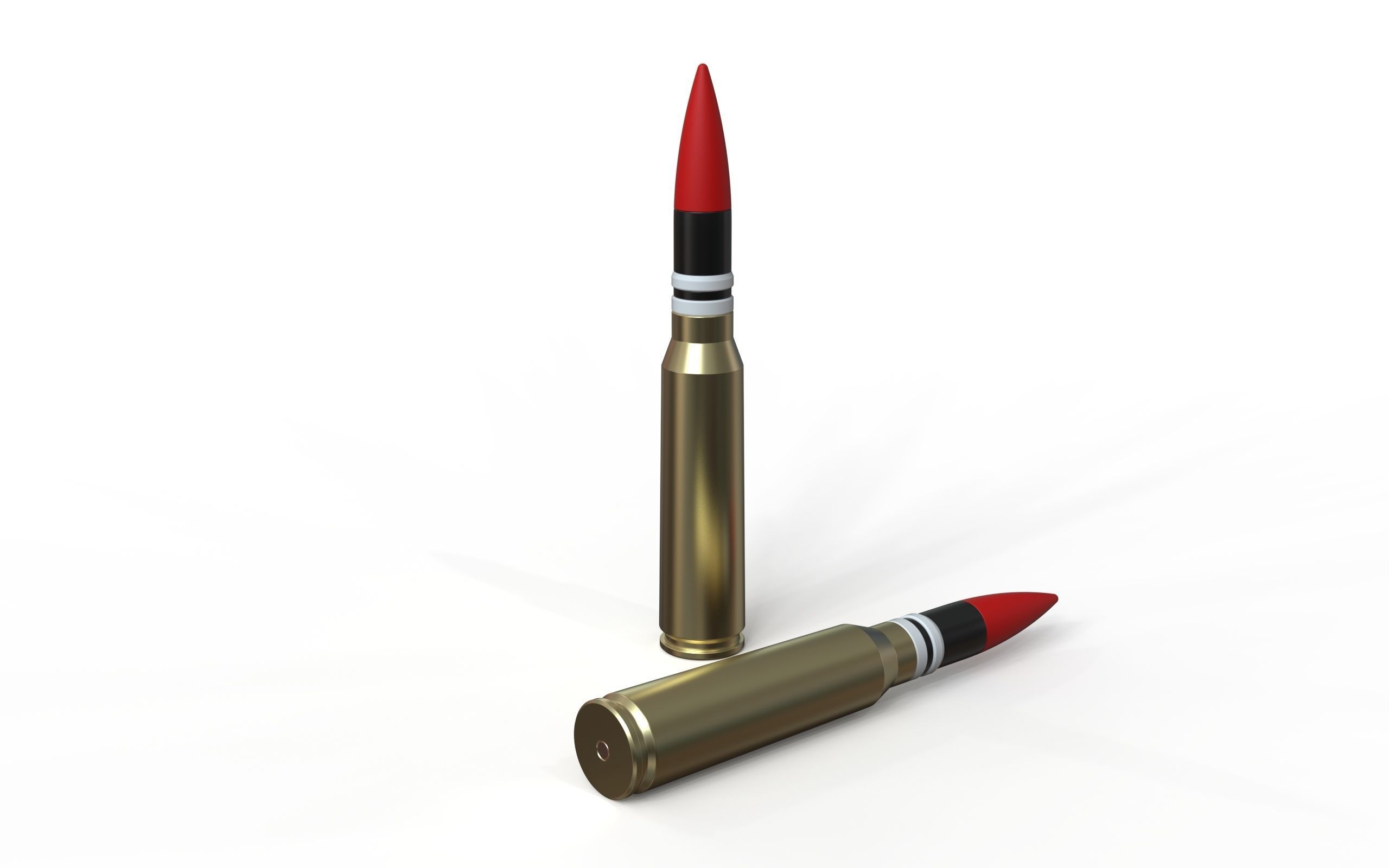 A10 Thunderbolt GAU-8 PGU14 API and PGU13 HEI 30mm x 173mm  3D print model_15