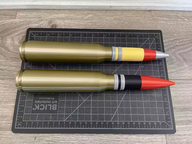 A10 Thunderbolt GAU-8 PGU14 API and PGU13 HEI 30mm x 173mm  3D print model A10 Thunderbolt GAU-8 PGU14 API and PGU13 HEI 30mm x 173mm  3D print model