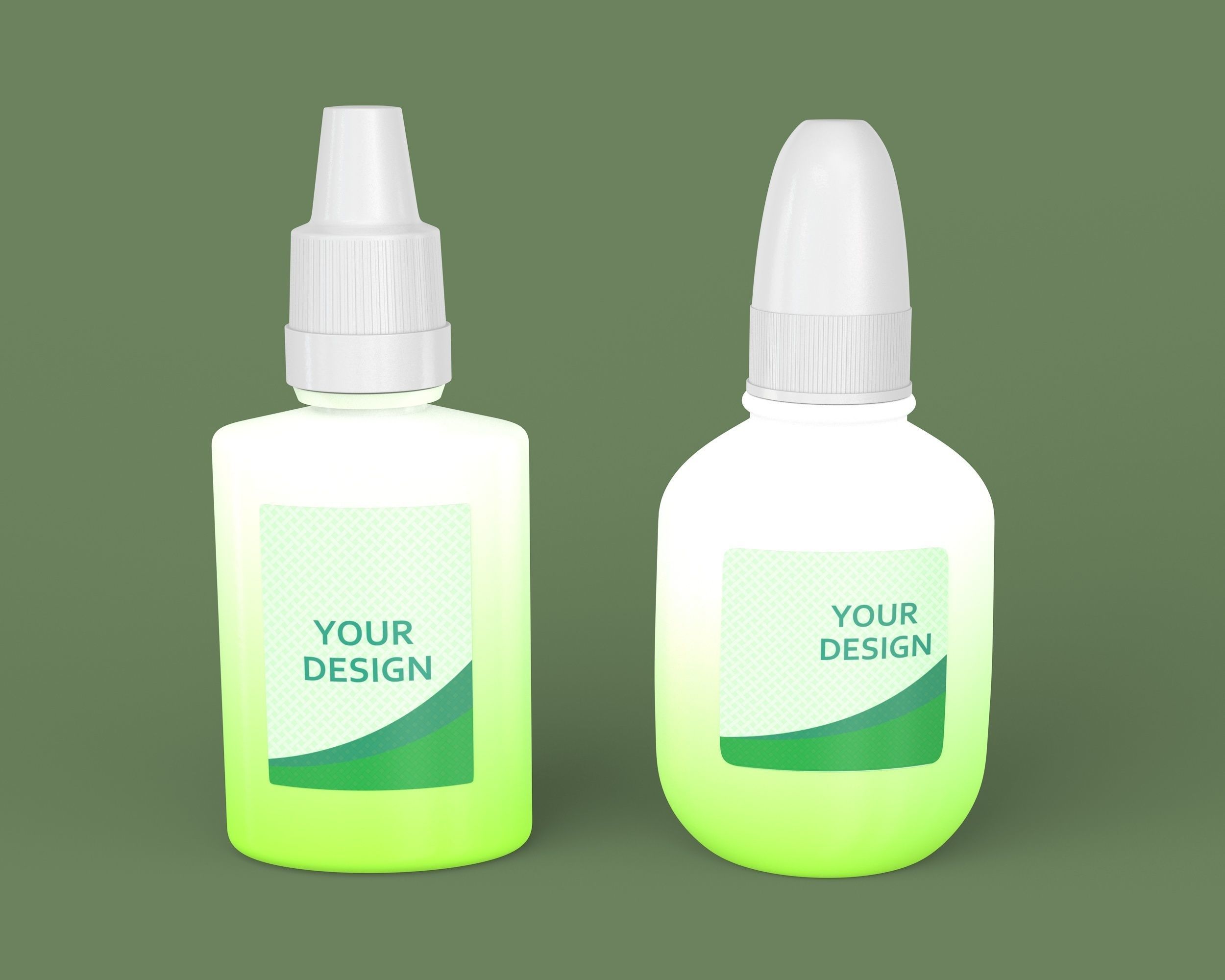 Nasal Spray Bottles 3D model_2