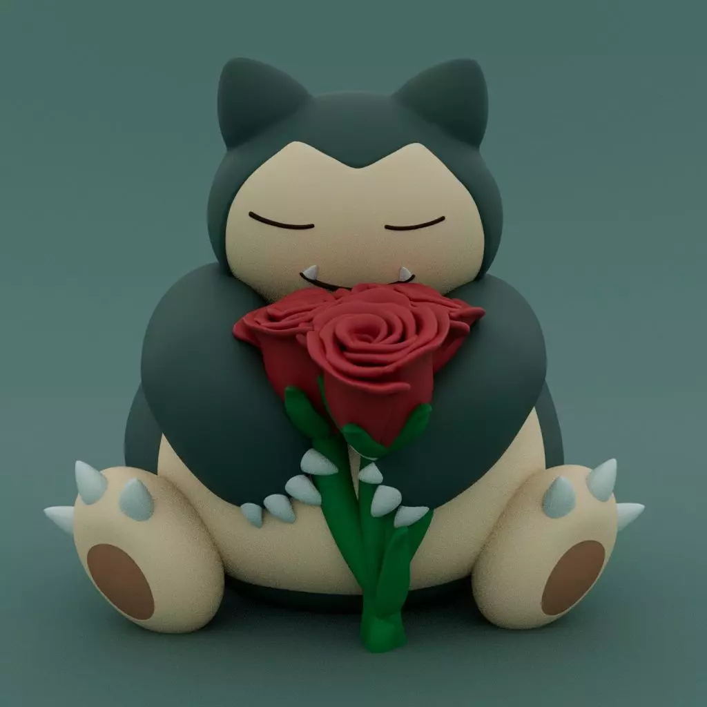 Valentines Special - Snorlax 3D print model_0