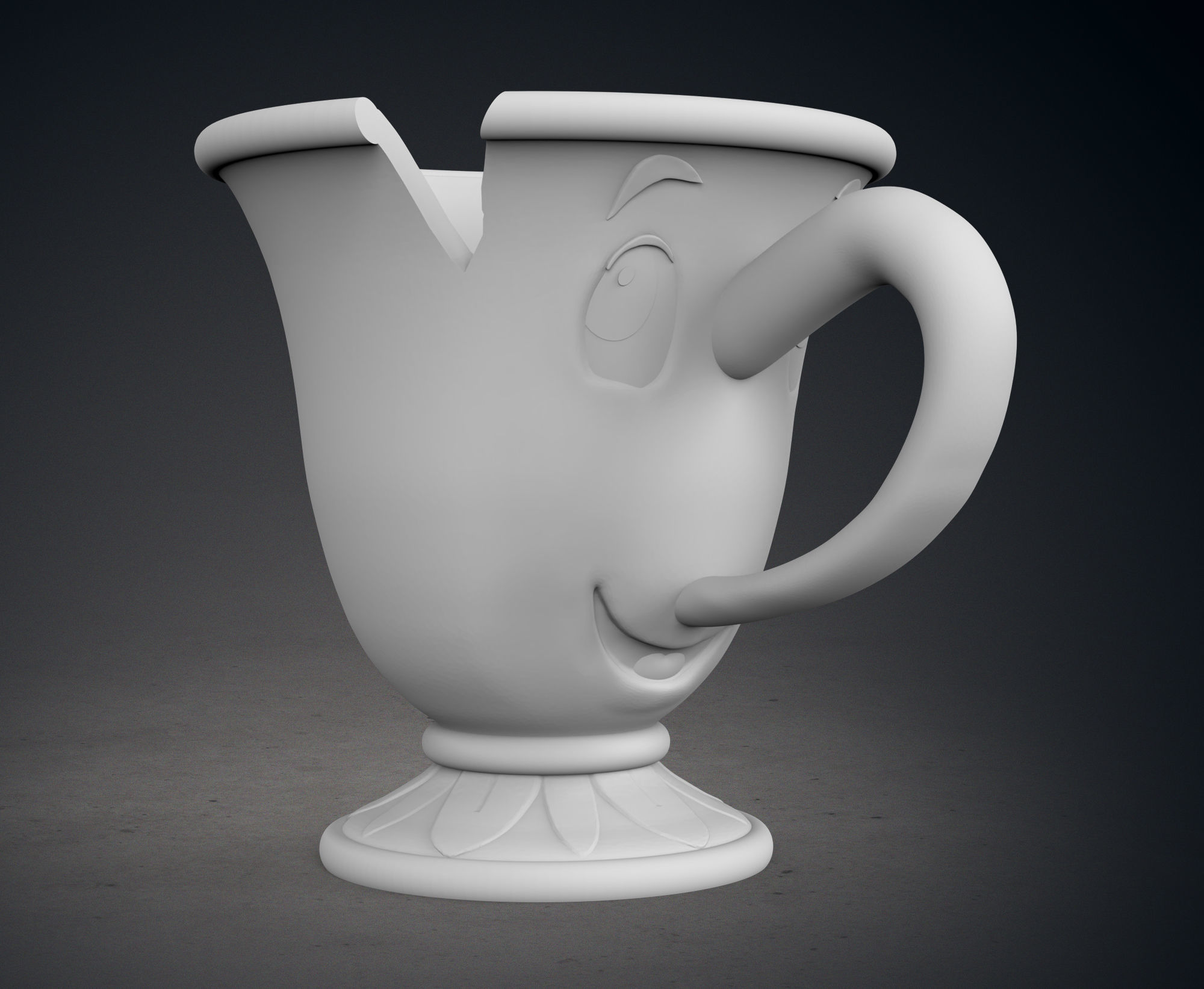 Mrs Potts and Chip 3D print model_18