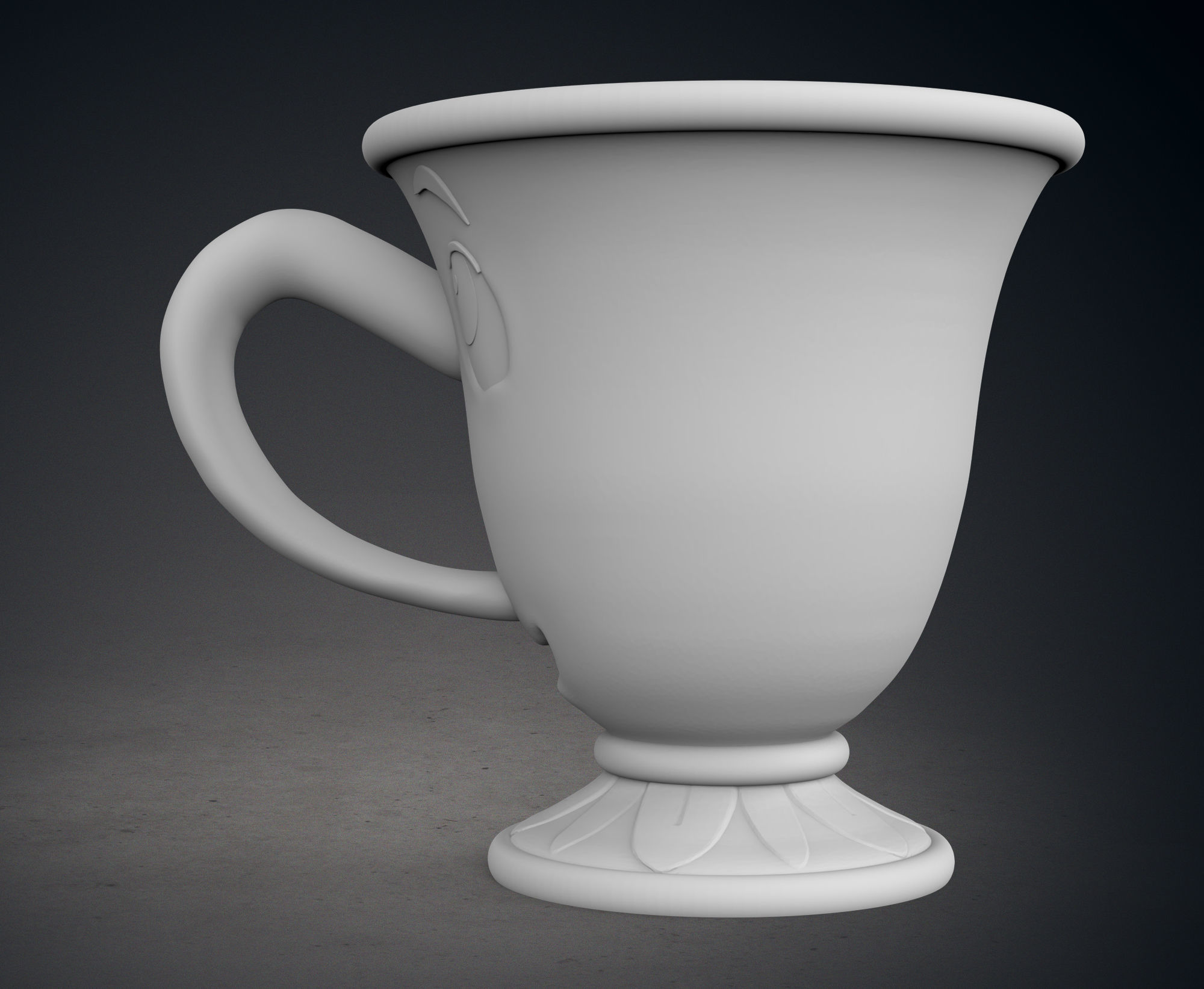 Mrs Potts and Chip 3D print model_13