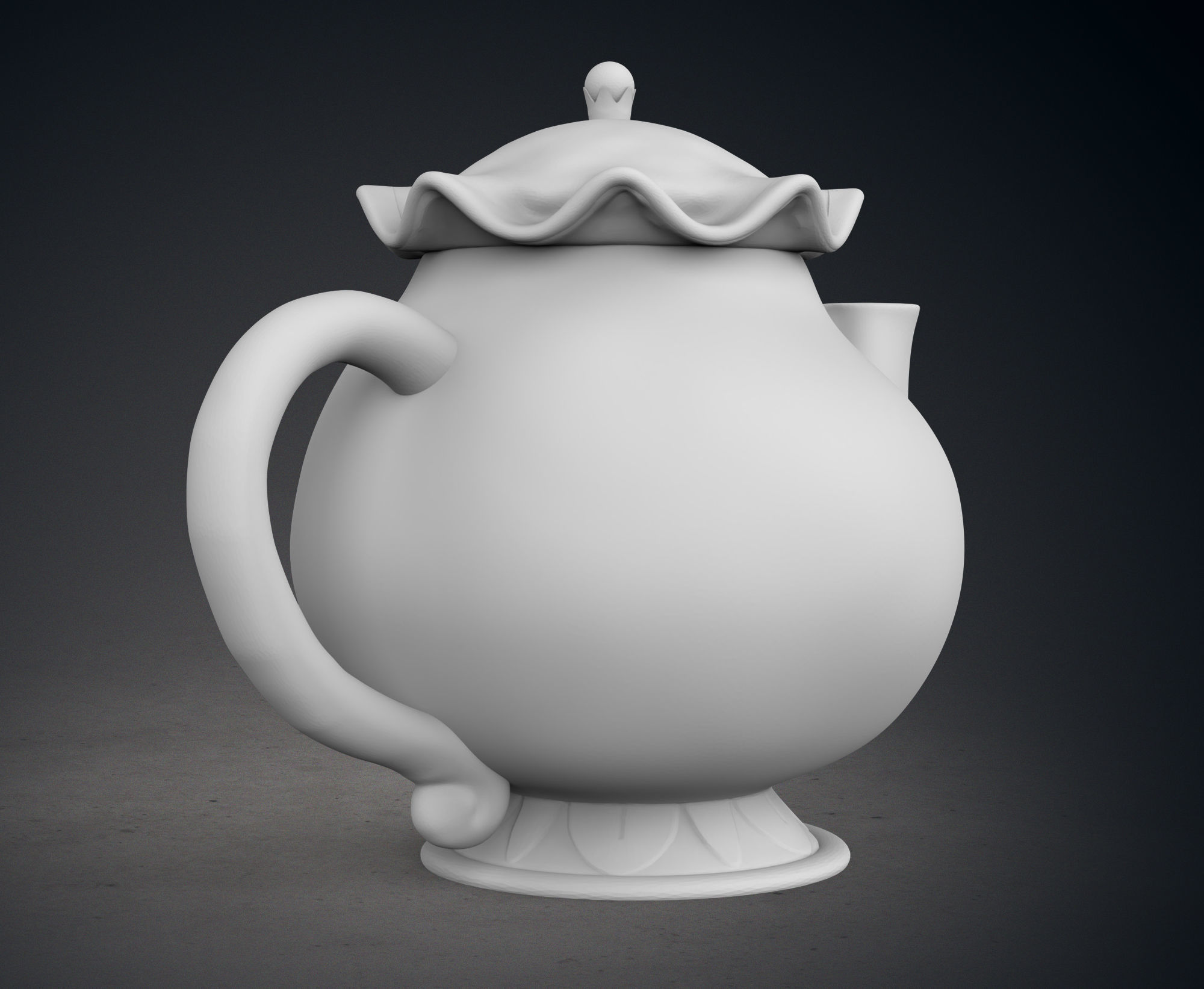 Mrs Potts and Chip 3D print model_7